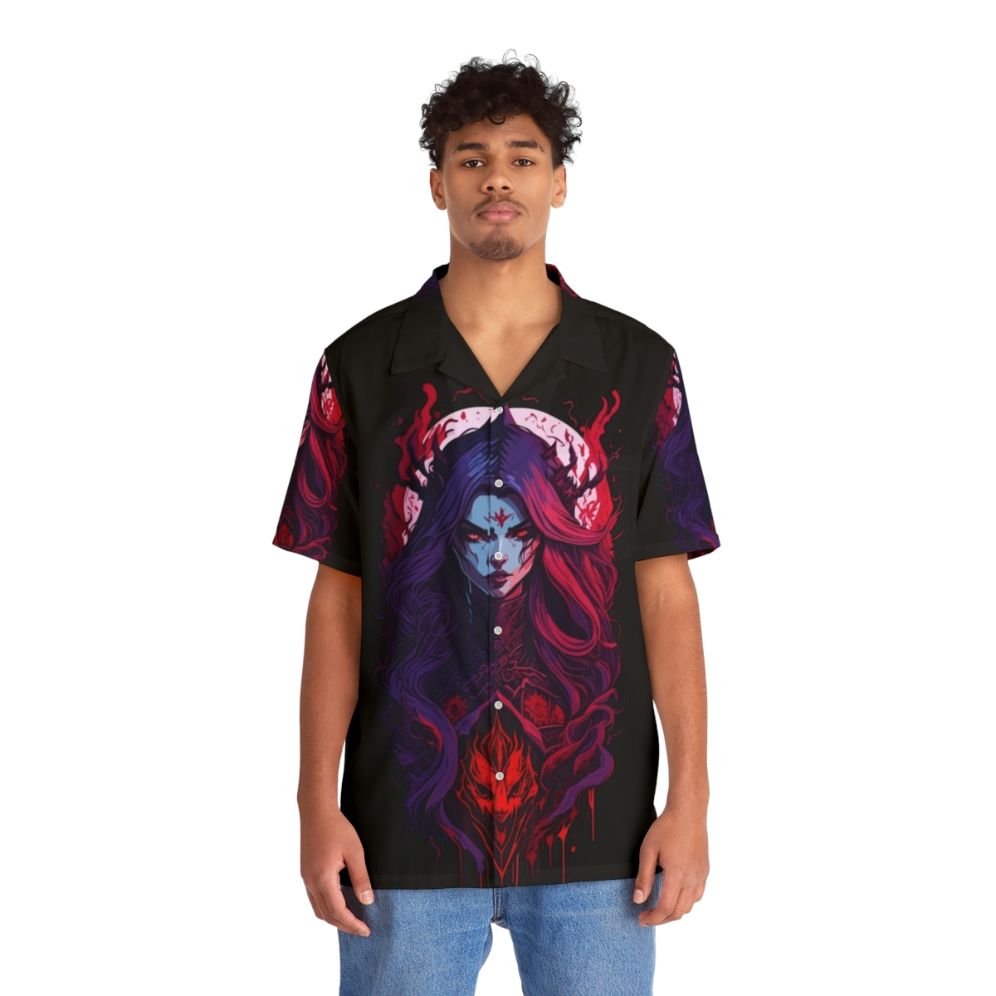 Castlevania Vampiress Queen Carmilla Hawaiian Shirt - People Front