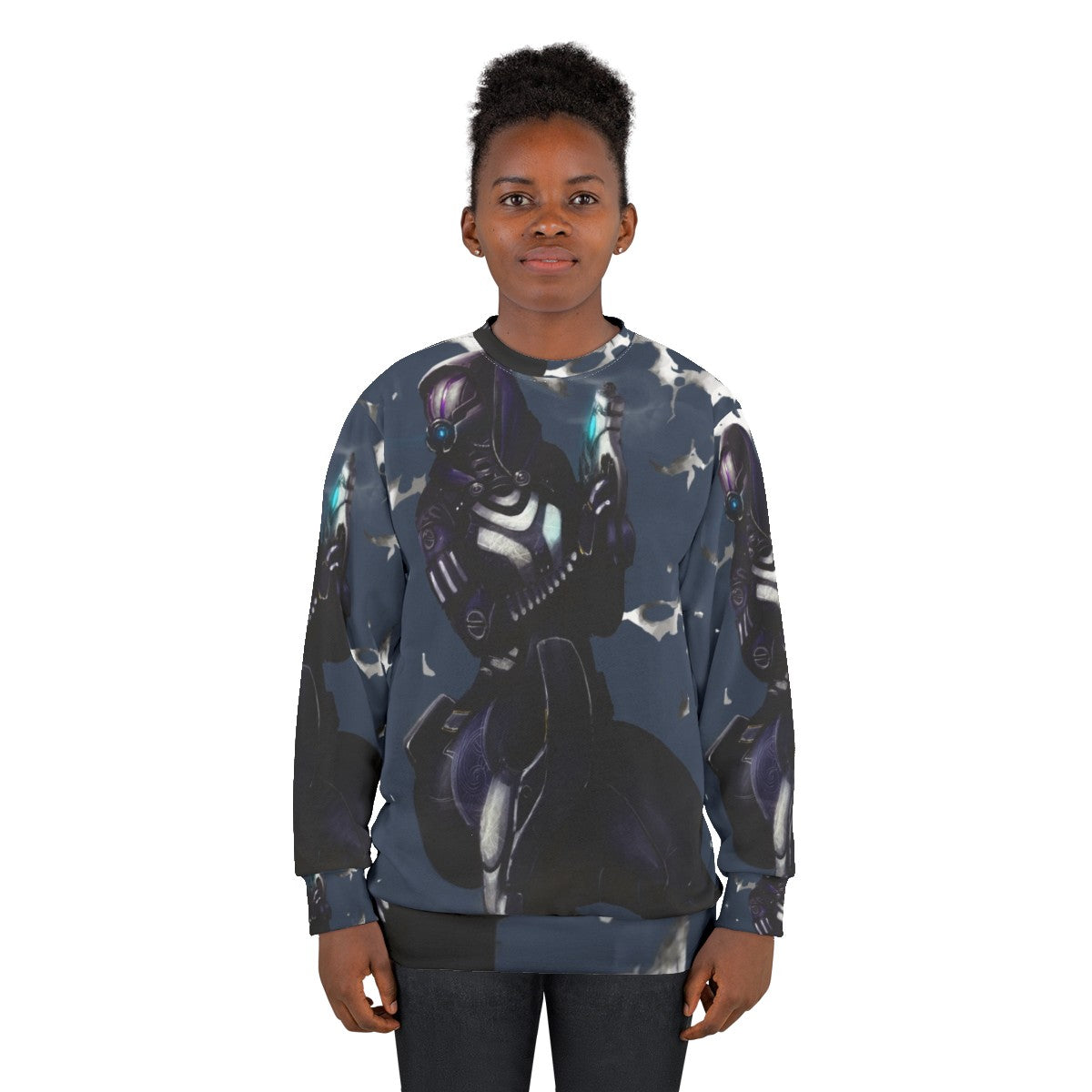 Tali Zorah Mass Effect Quarian Fanart Sweatshirt - women