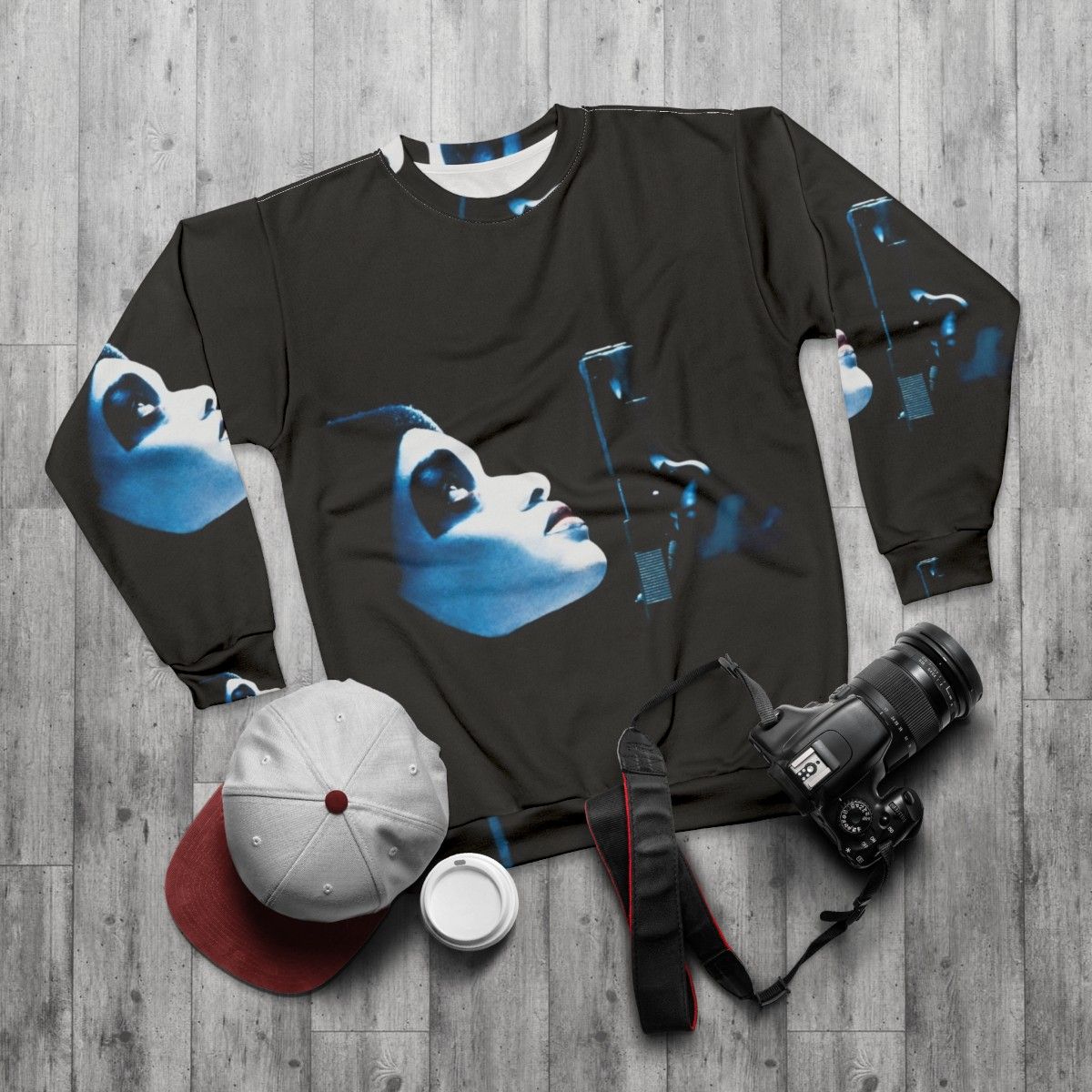 Ded Pres Sweatshirt - Retro 90s Cult Classic Movie Inspired Graphic - flat lay