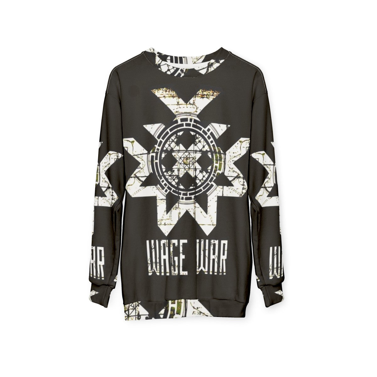 Wage War Heavy Metal Sweatshirt - hanging