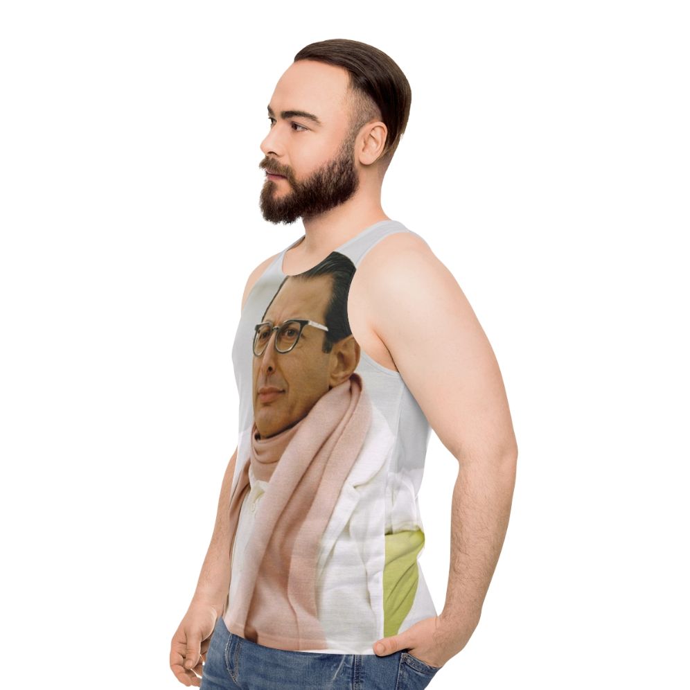 Jeff Goldblum Unisex Tank Top Design - men side