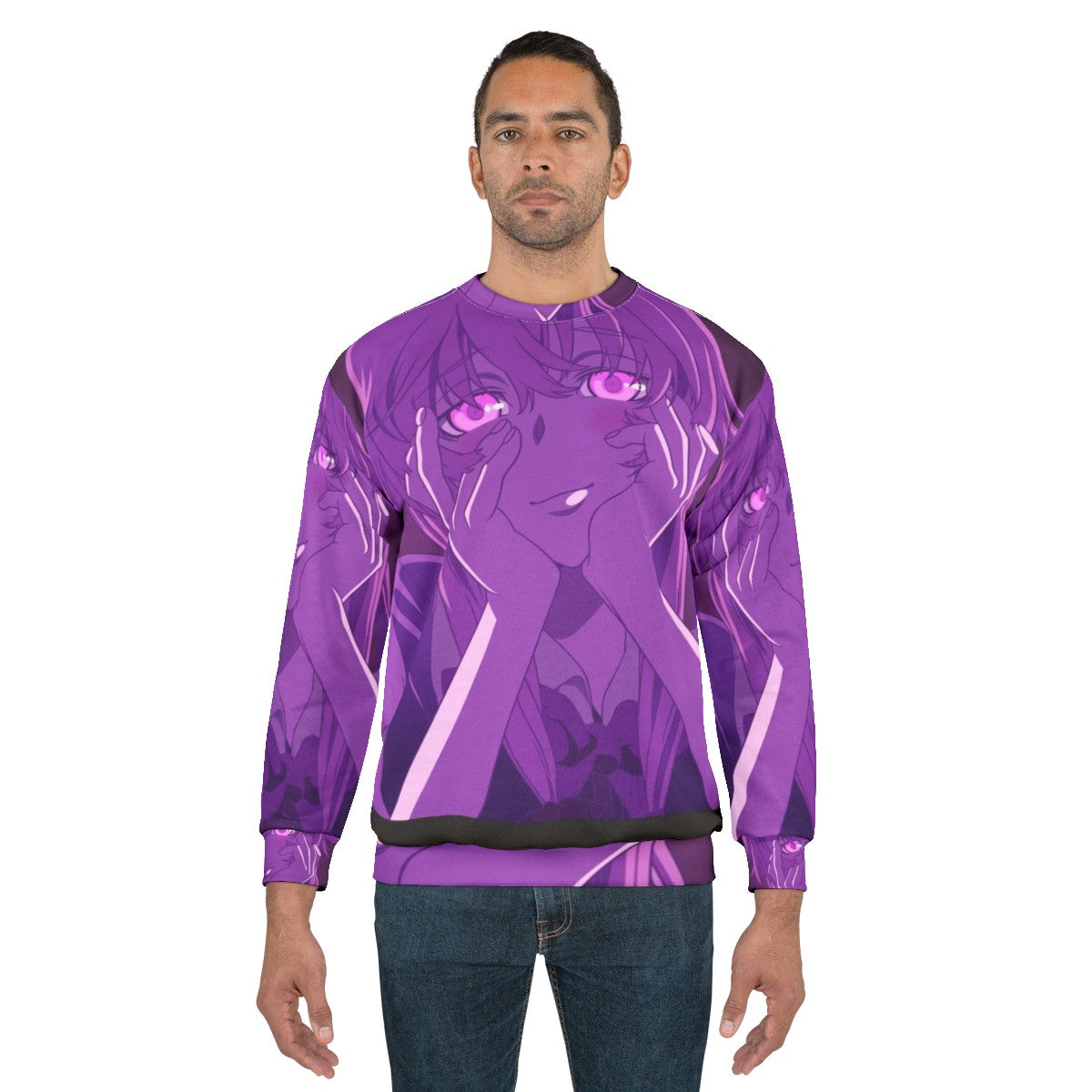 Yuno Gasai Mirai Nikki Anime Sweatshirt - men