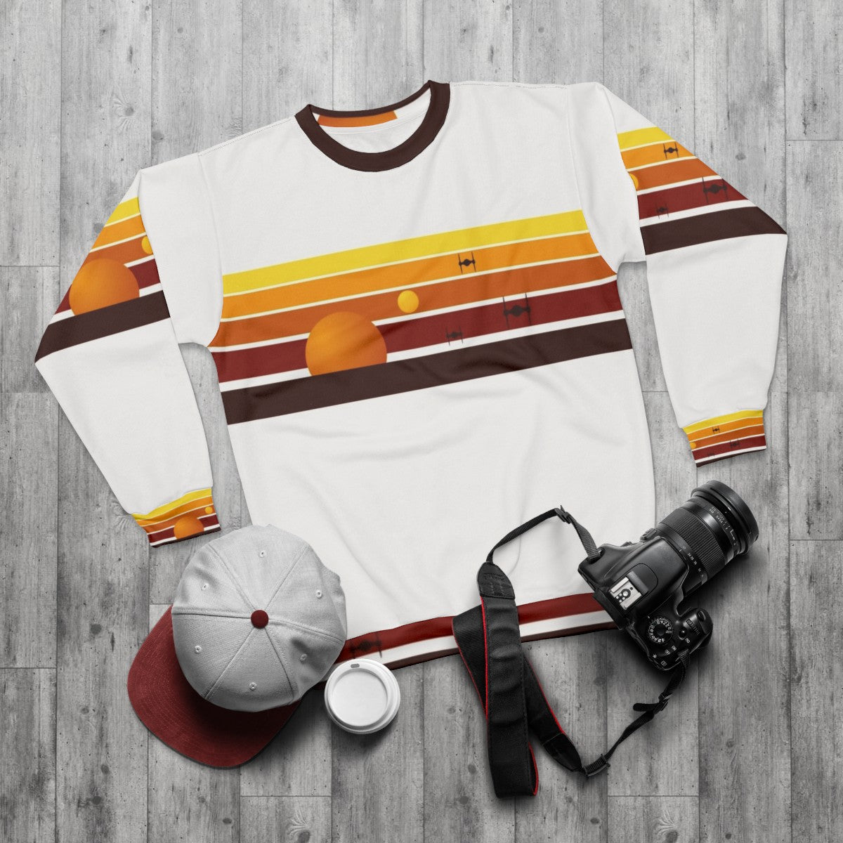 Tatooine Sun Star Wars Sweatshirt - flat lay