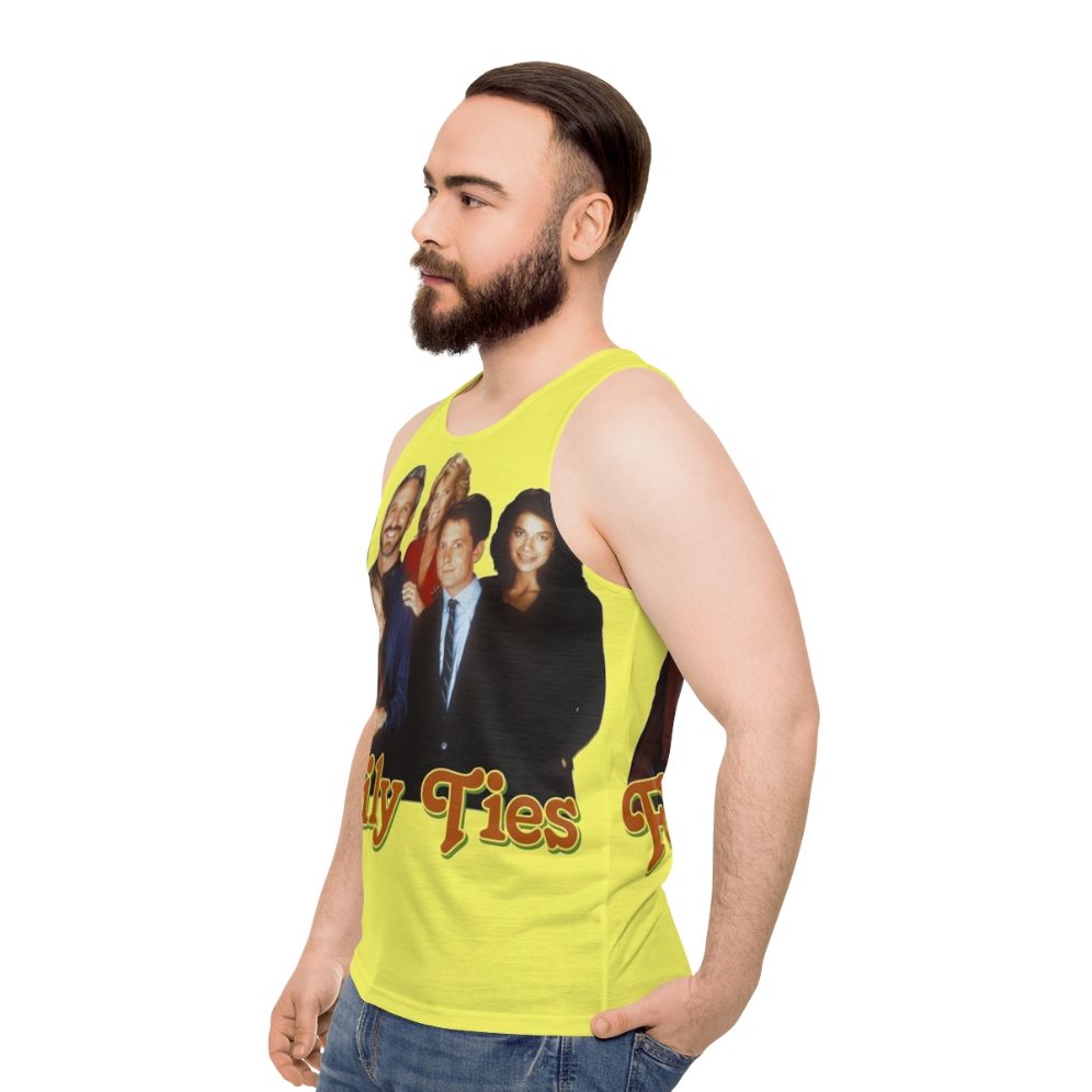 Unisex 80s TV Show Tribute Tank Top - men side