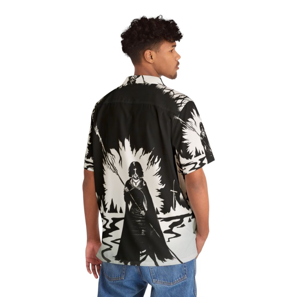 Dark Souls Maiden in Black Hawaiian Shirt - People Back