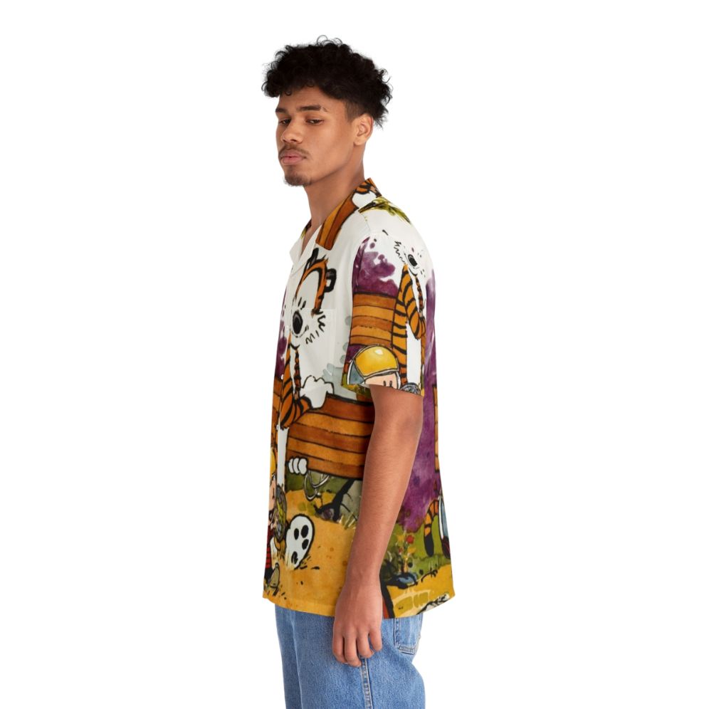 Calvin and Hobbes Hawaiian Shirt - People Left