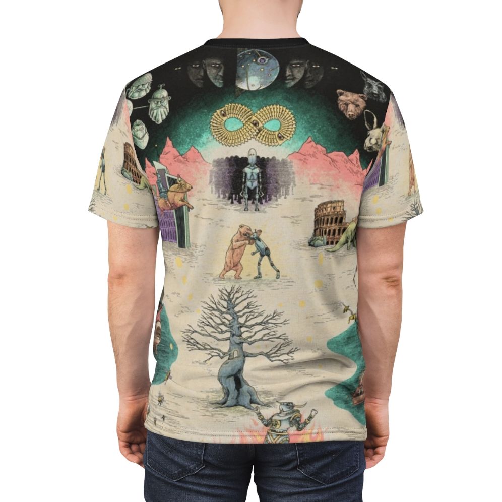 Dance Gavin Dance inspired t-shirt with band graphics - men back