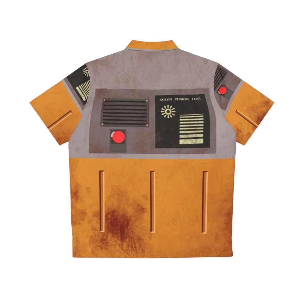 Wall-E robot tropical Hawaiian shirt - Back