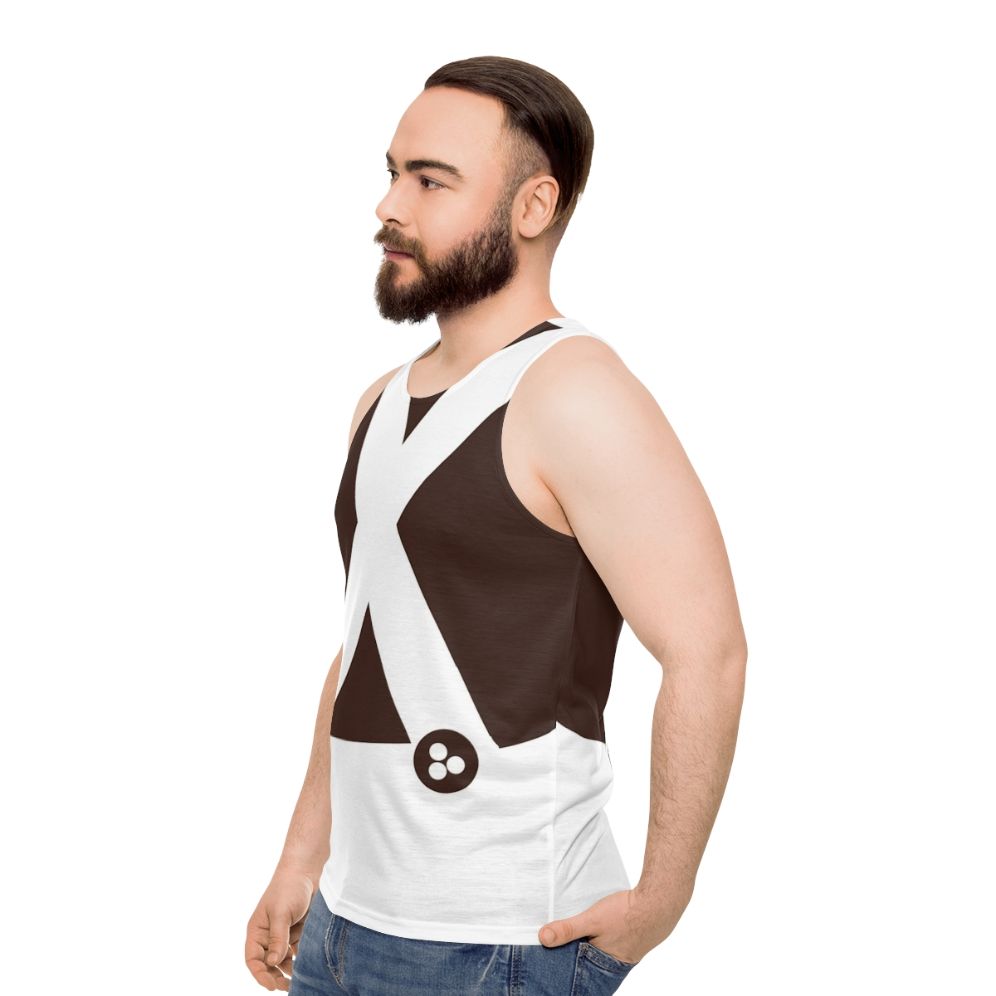 Oompa Loompa Themed Unisex Tank Top - men side