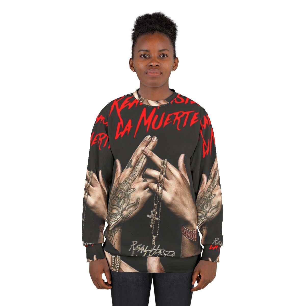 Anuel AA Real Hasta La Muerte Sweatshirt - women