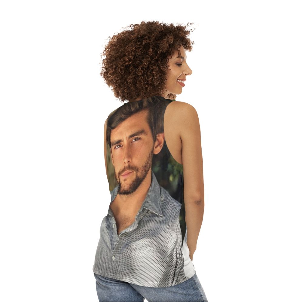 Alvaro Soler Spanish Singer Unisex Tank Top - women back