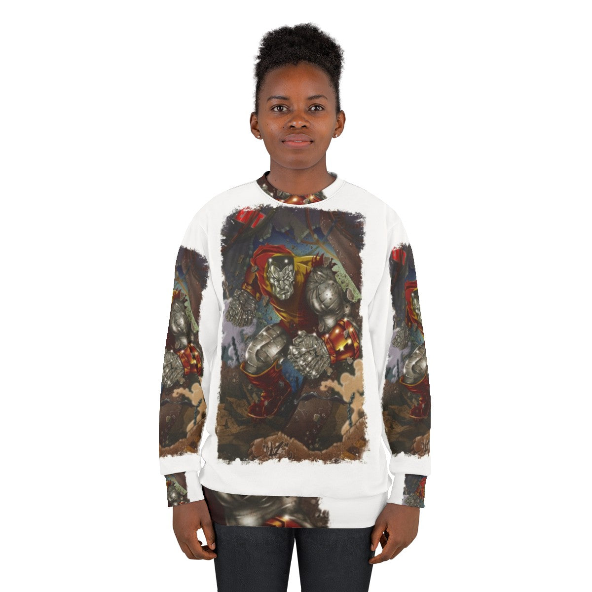 Colossus Superhero Comic Book Sweatshirt - women