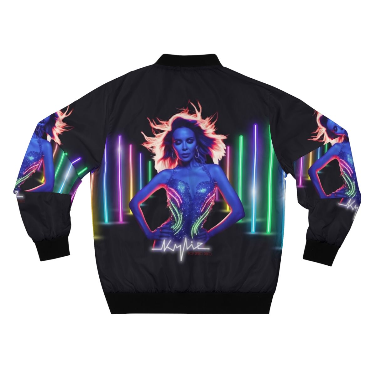 Kylie Minogue Pop Retro Disco Bomber Jacket - Back