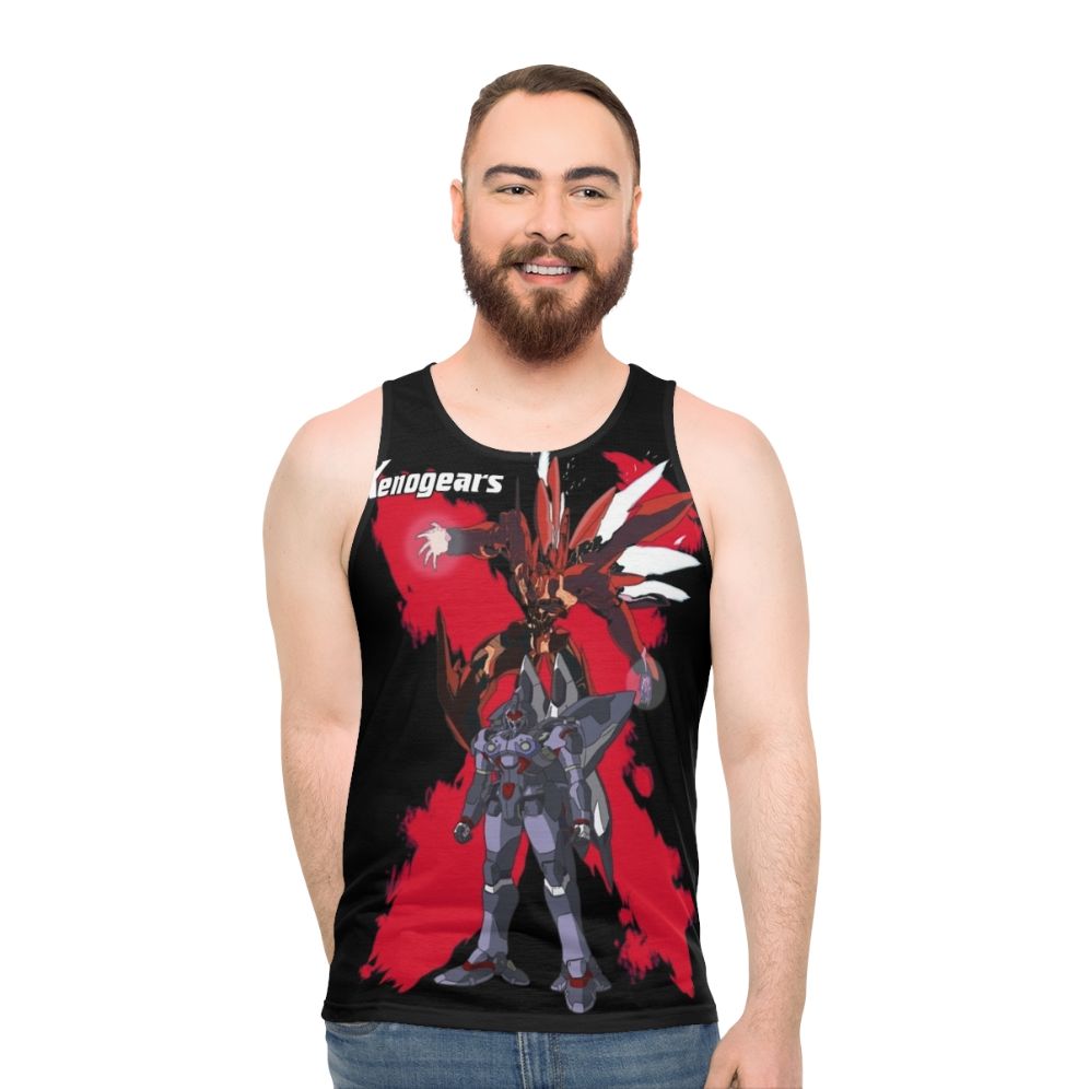 Xenogears Weltall Slayer of God Unisex Tank Top - men