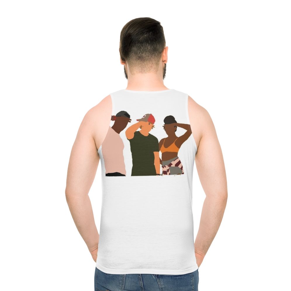 Unisex Trio Tank Top - Outer Banks Merchandise - men back