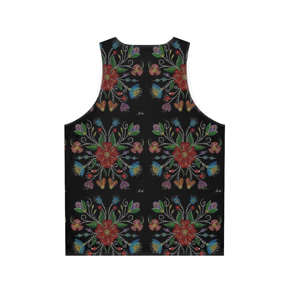 Unisex "Growth of Happiness" Indigenous Inspired Tank Top - Back