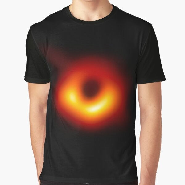 Black Hole M87 Galaxy Graphic T-Shirt