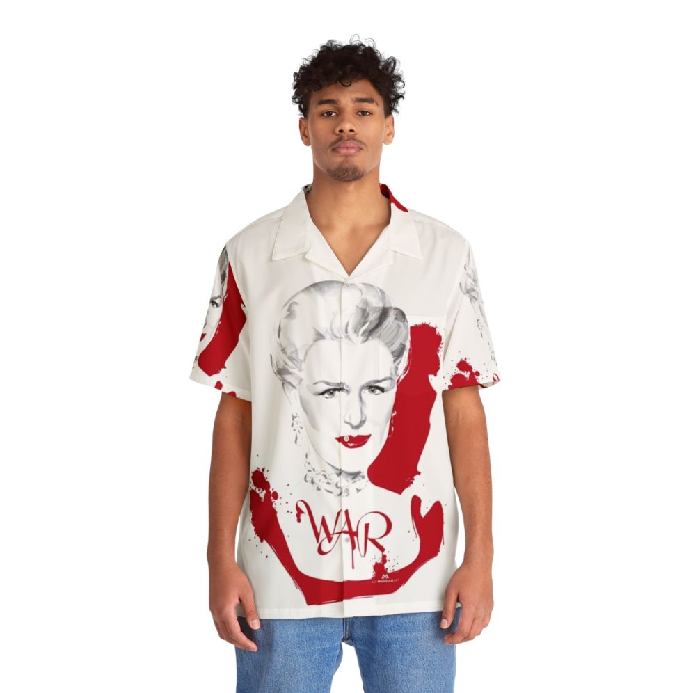 Dangerous Hawaiian Shirt featuring classic Hollywood film elements - People Front