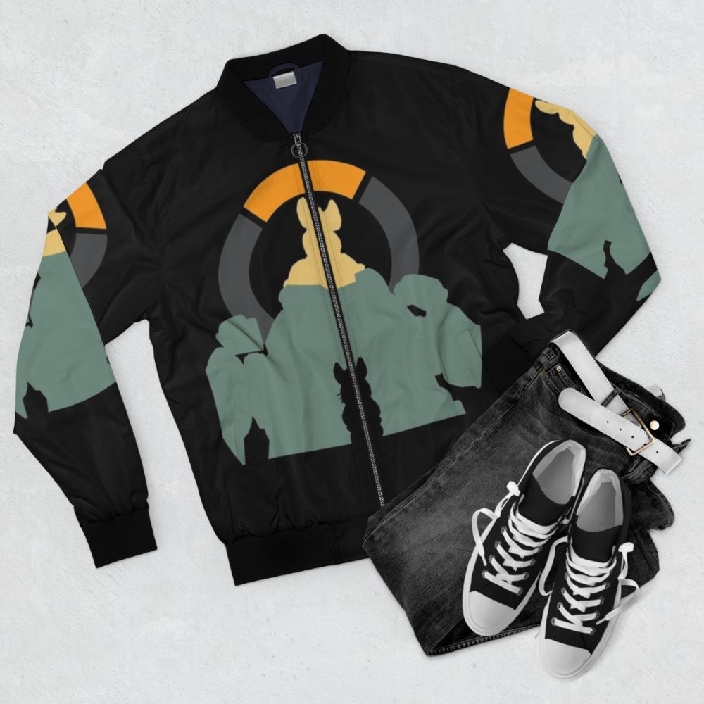 Hammond Overwatch Wrecking Ball Bomber Jacket - Flat lay