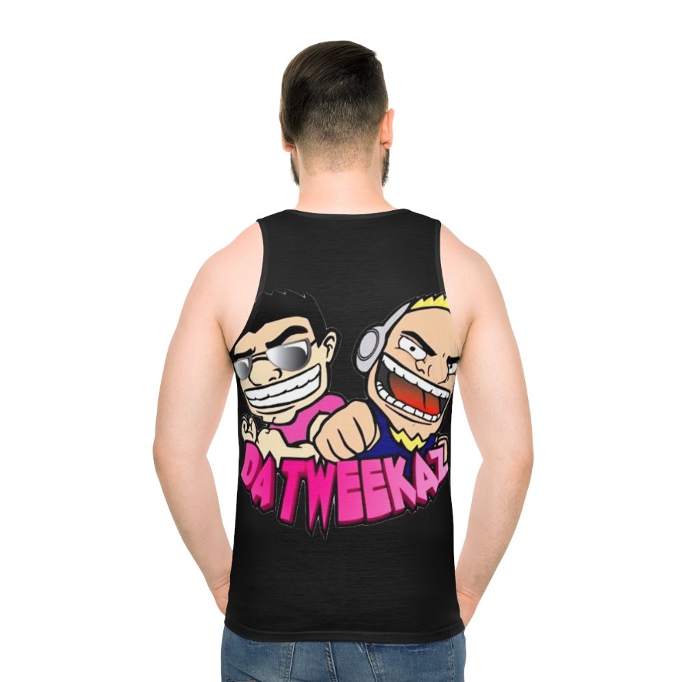 Datweekaz Unisex Tank Top - men back