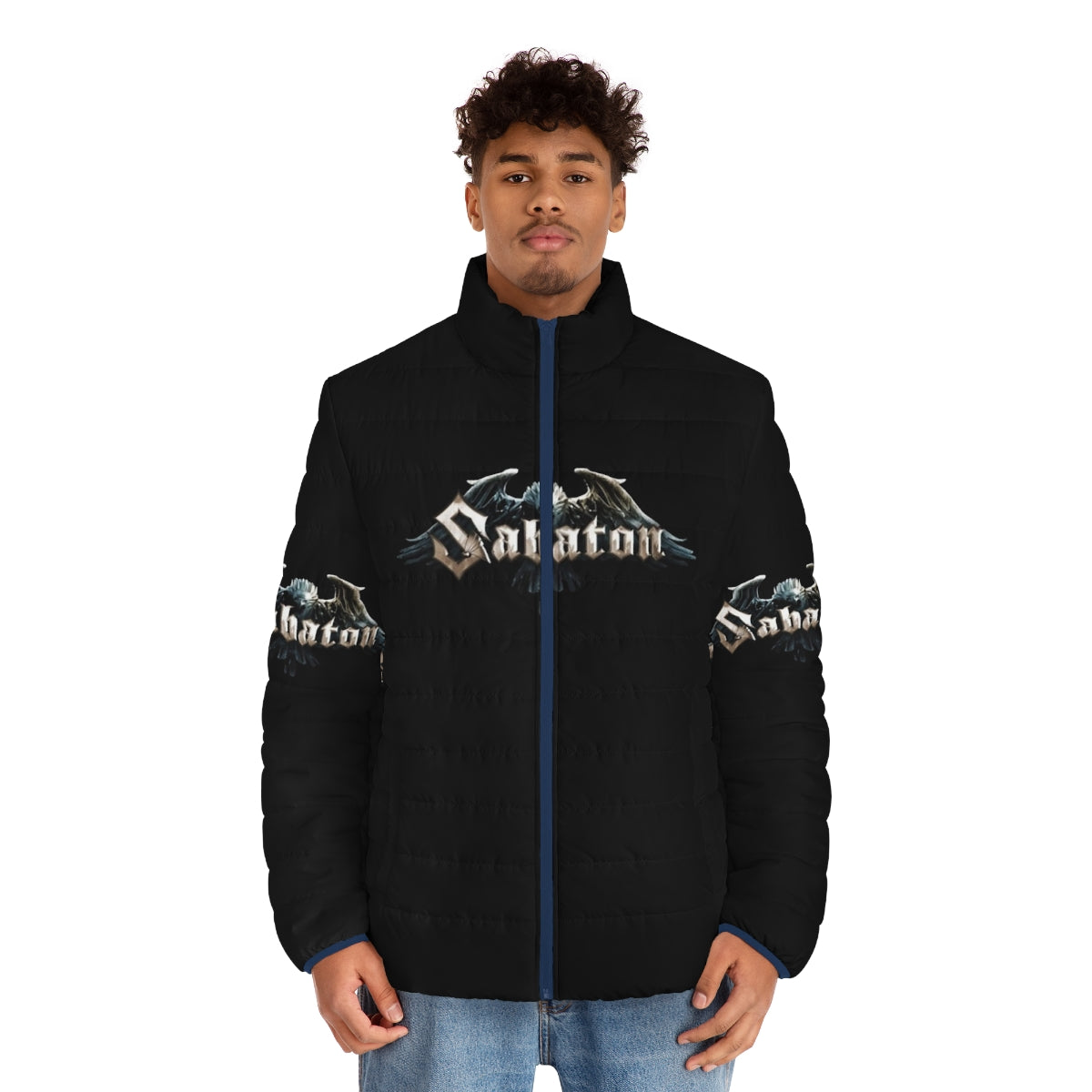 Sabaton Band Official Classic Puffer Jacket - men front