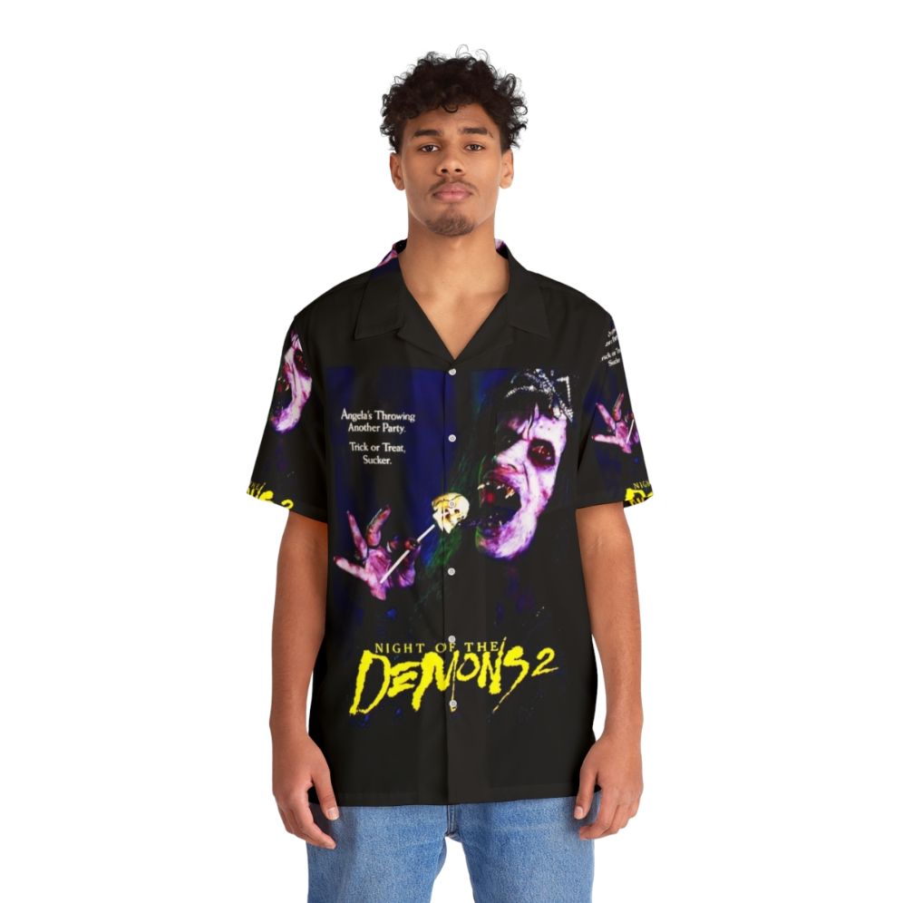 Night of the Demons 2 Graphic Hawaiian Shirt - People Front