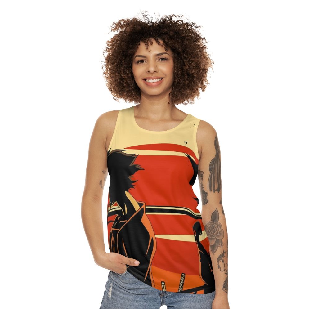 Sunset Samurai Unisex Tank Top - women