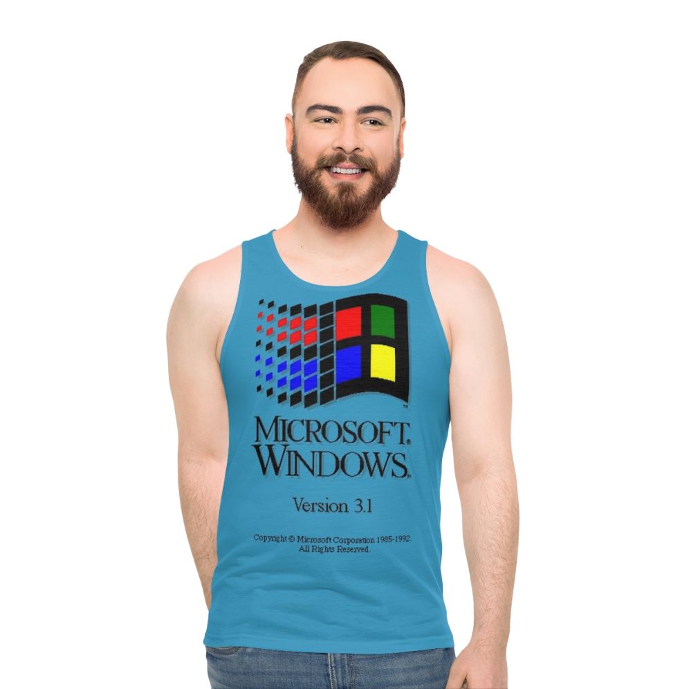 Windows 3.1 Unisex Tank Top - men