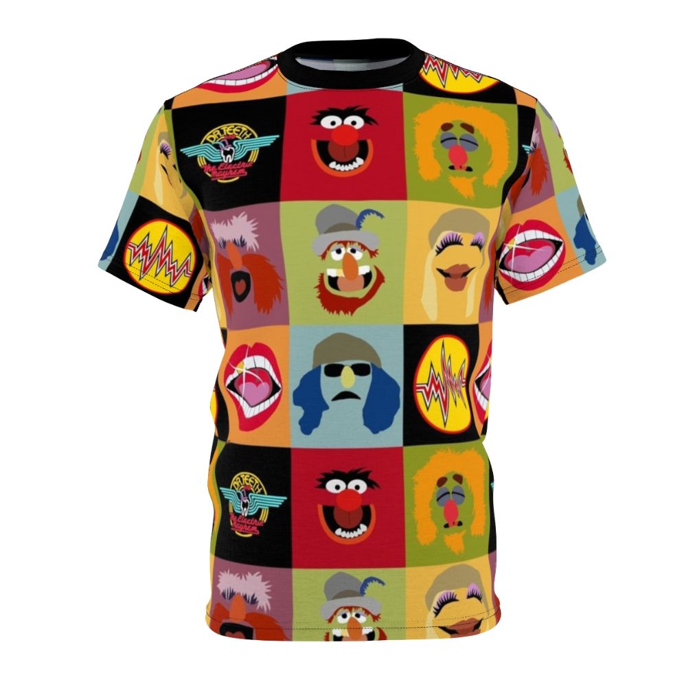 Muppets inspired Dr Teeth & Electric Mayhem all-over print t-shirt