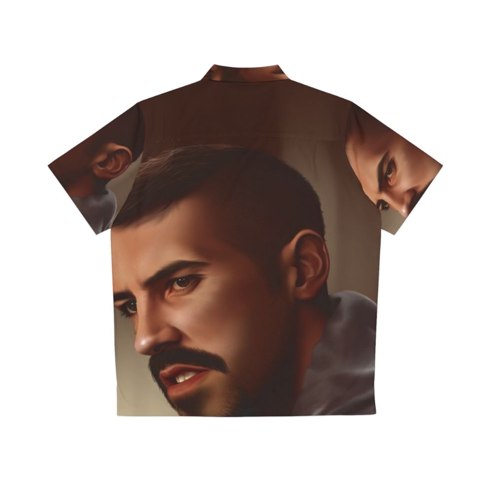 Yuri Boyka Portrait Hawaiian Shirt - Back