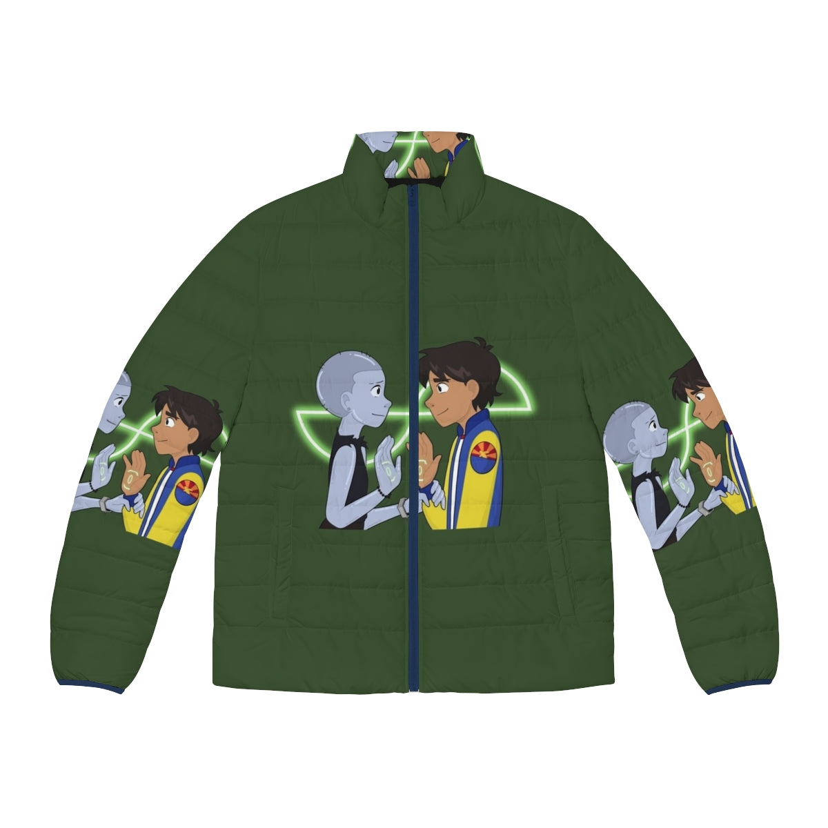 Infinity Train Cartoon Network Inspired Puffer Jacket