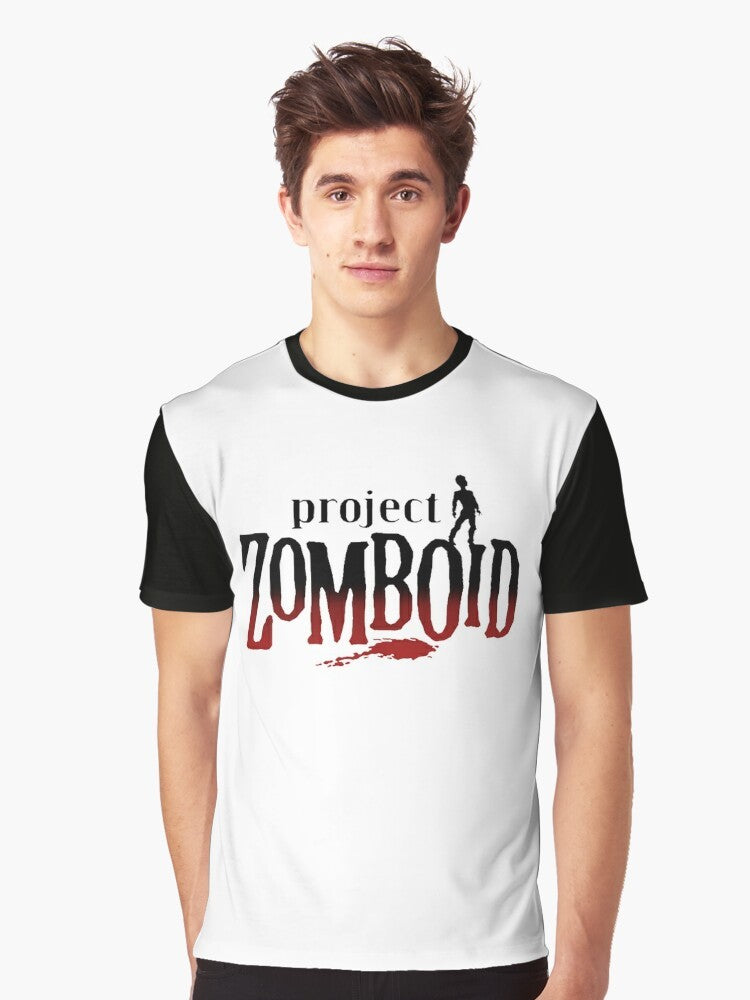 Project Zomboid Classic Graphic T-Shirt featuring the game's iconic "This is how you died" design - Men