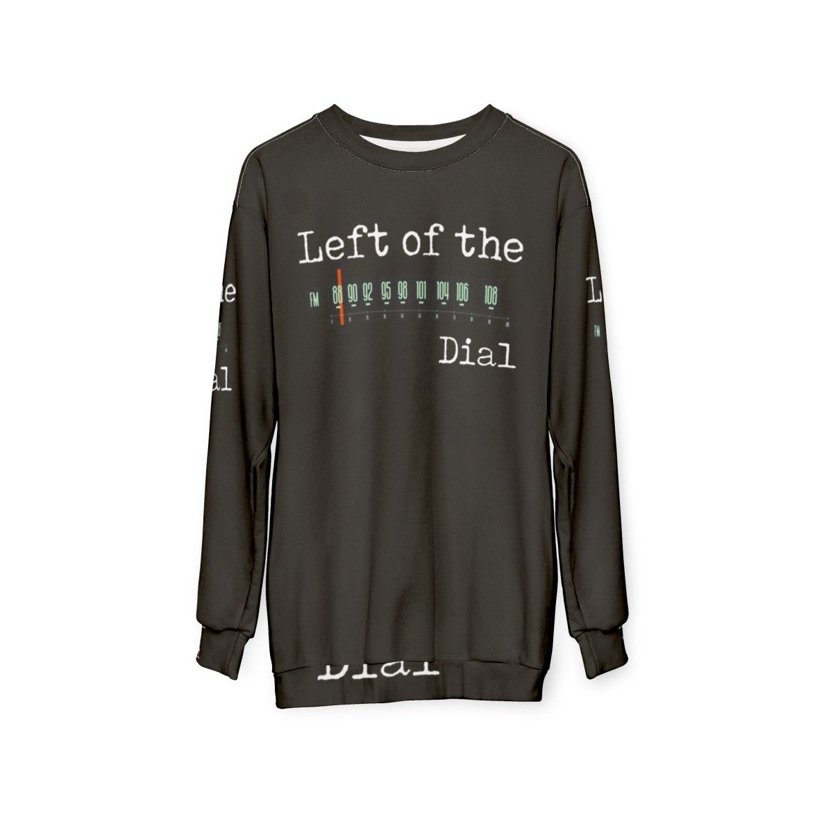 Left Of The Dial Alternative Rock Sweatshirt - hanging