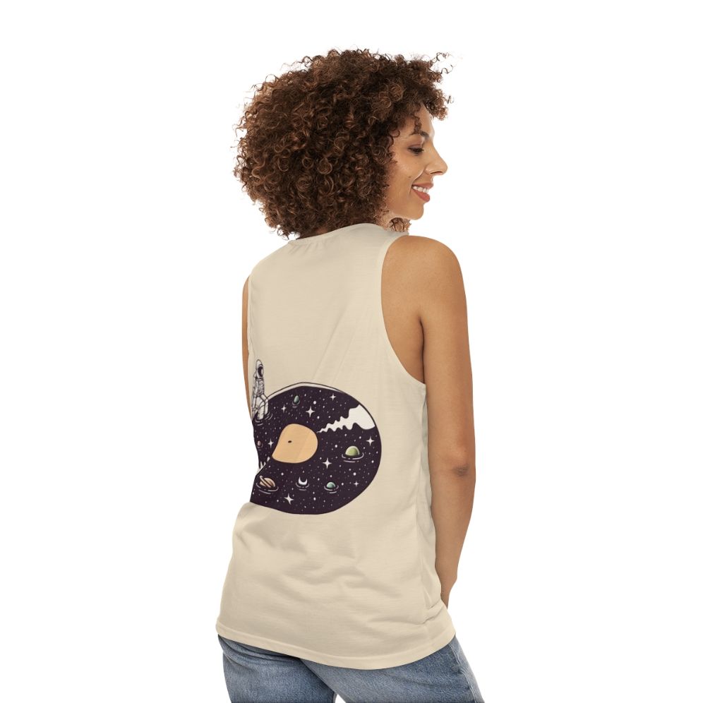 Cosmic Sound Unisex Galaxy Tank Top - women back