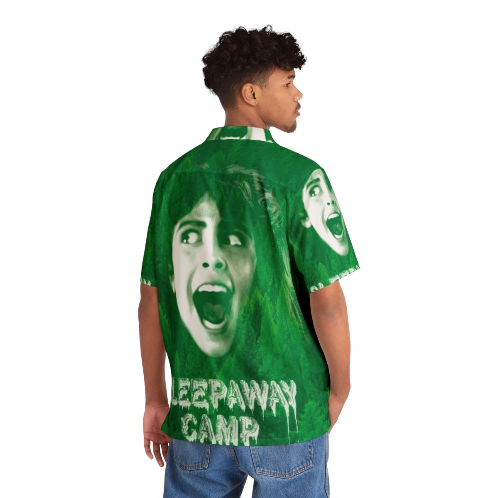 Retro 80s Sleepaway Camp Horror Hawaiian Shirt - People Back