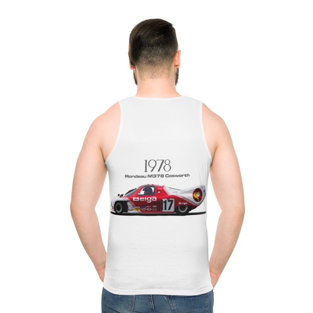 Vintage Rondeau M378 Cosworth race car tank top - men back