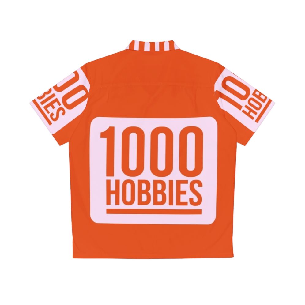 1000 Hobbies Hawaiian Shirt featuring hobby-inspired graphics - Back