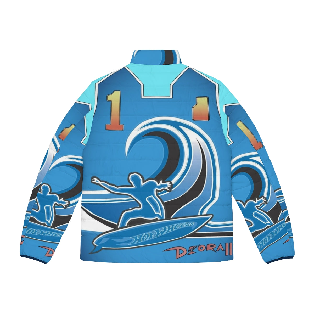 Vert Wheeler's Hot Wheels World Race Puffer Jacket - Back