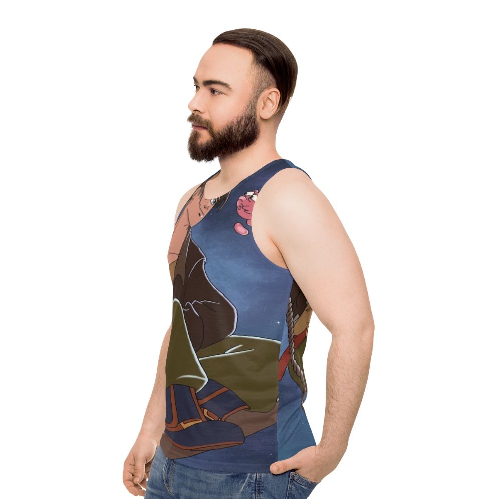 Treasure Planet Galaxy Unisex Tank Top - men side