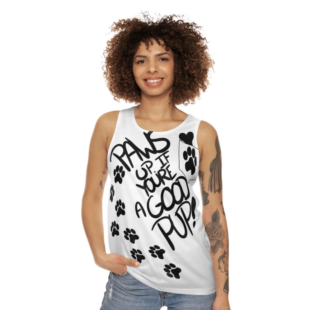 Paws Up Unisex Tank Top - women