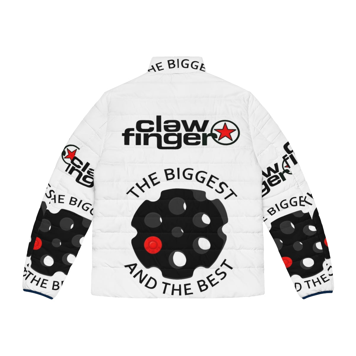 Clawfinger The Biggest The Best Puffer Jacket - Heavy Metal Fusion - Back