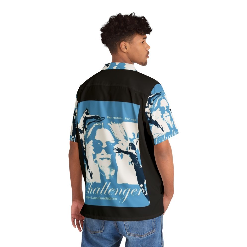 Challengers Movie Hawaiian Shirt featuring Zendaya and tennis players - People Back