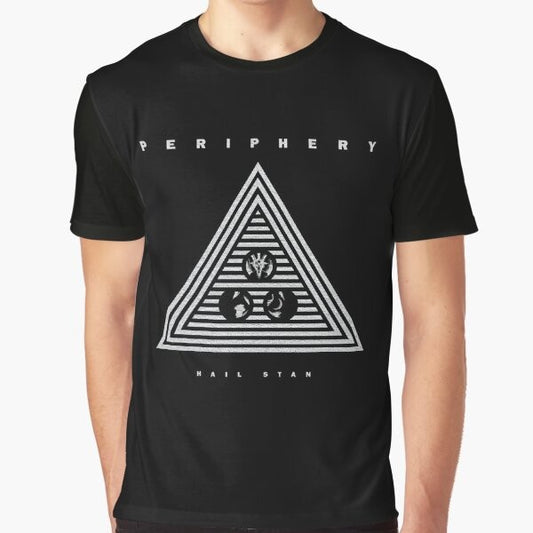 Periphery 'Hail Stan' graphic t-shirt featuring the band's logo and artwork