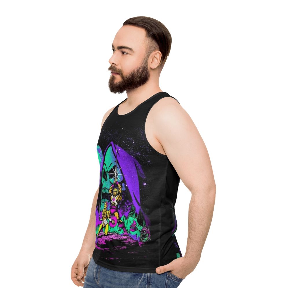 Retro He-Man Masters of the Universe Unisex Tank Top - men side