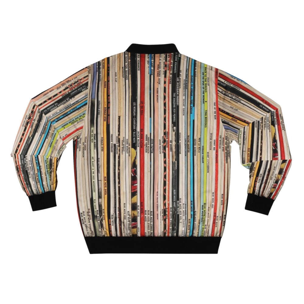 Blue Note Jazz Vinyl Collection Bomber Jacket featuring iconic jazz artists - Back