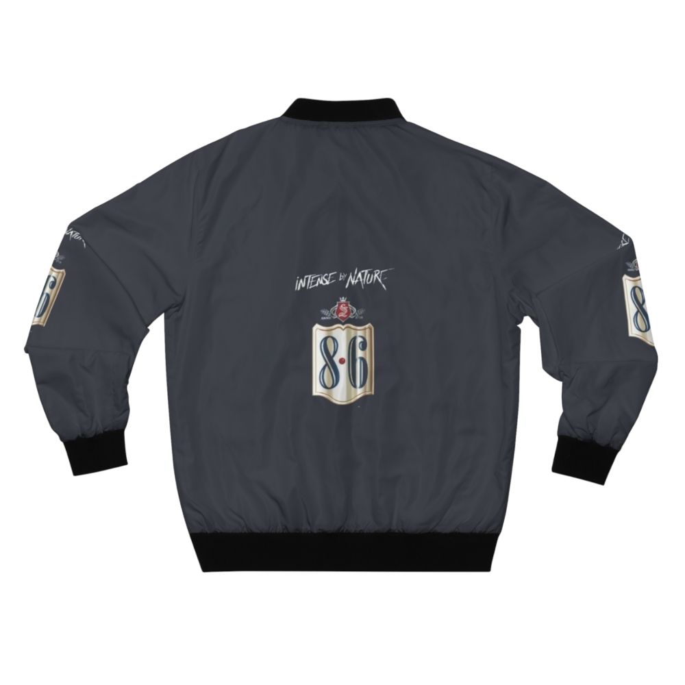 Bavaria Beer 8.6 Bomber Jacket with focus on the beer, bavaria, and bomber jacket - Back