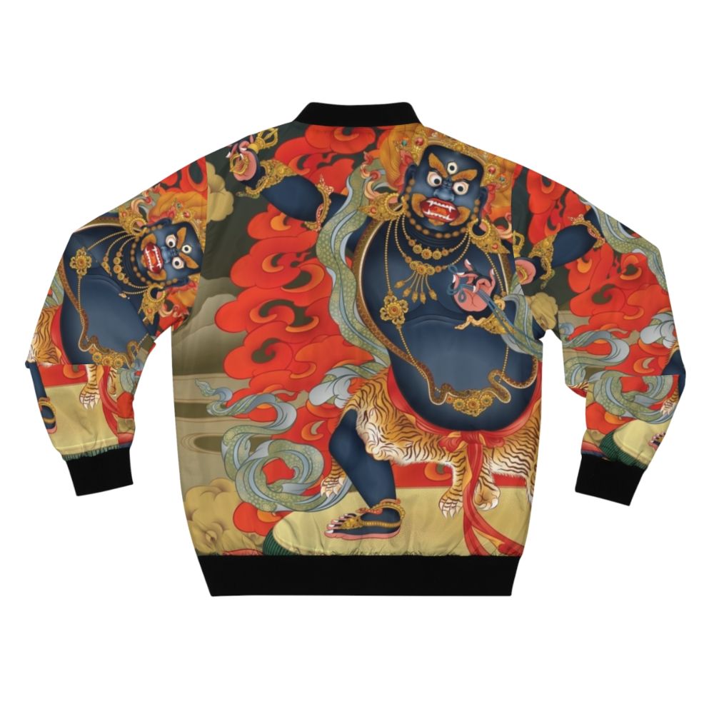 Vajrapani-inspired bomber jacket for men and women - Back