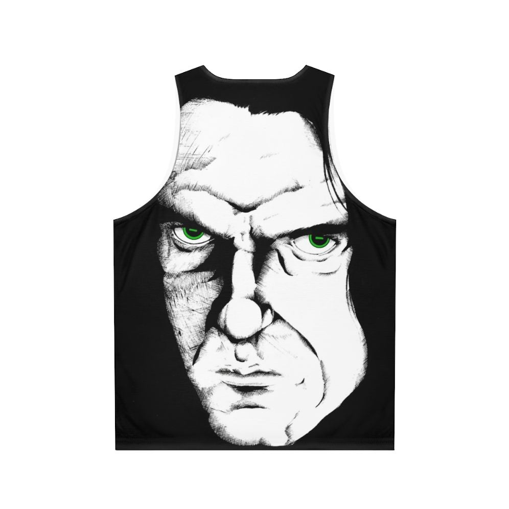 Type O Negative inspired goth metal unisex tank top - Back