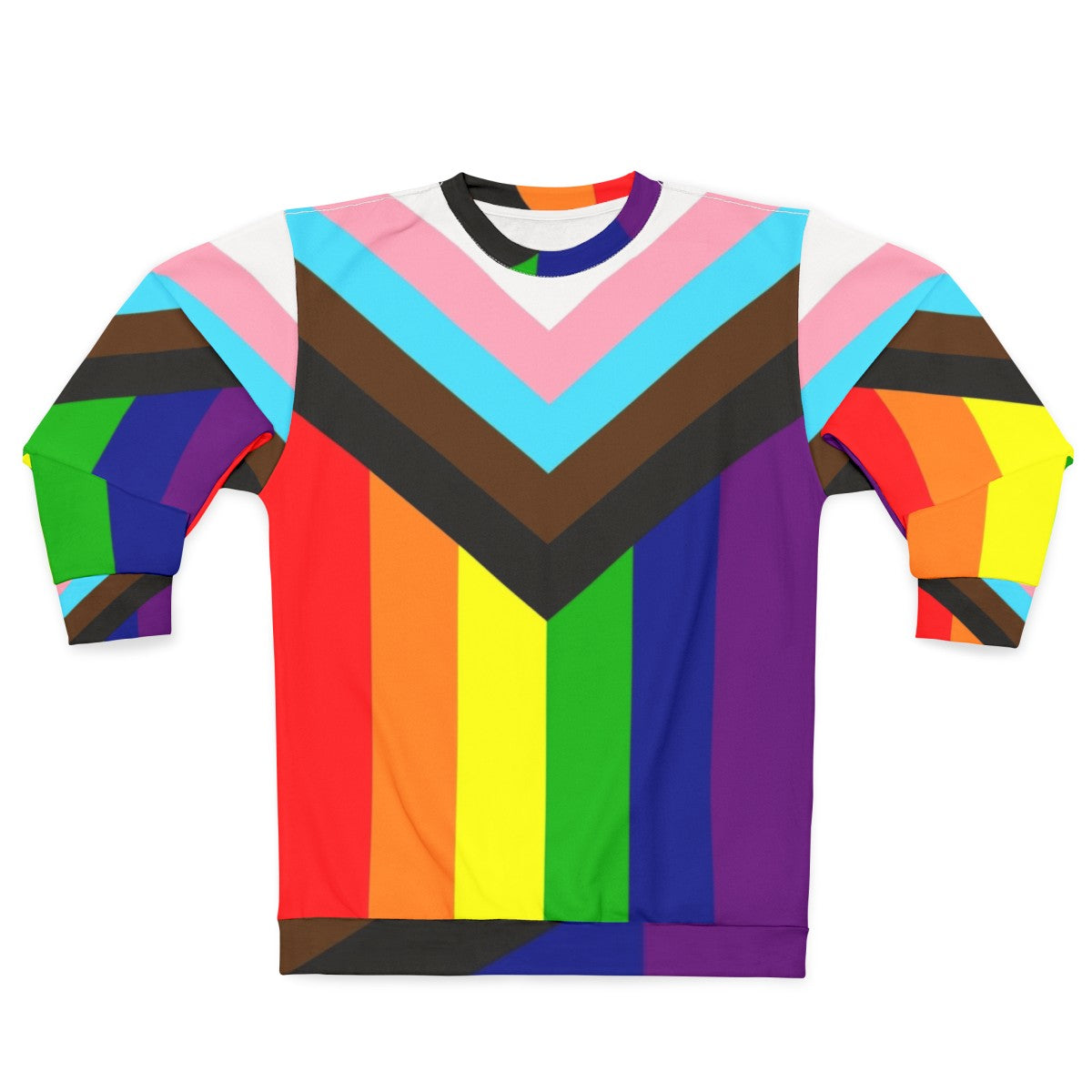 Progressive rainbow flag pride sweatshirt