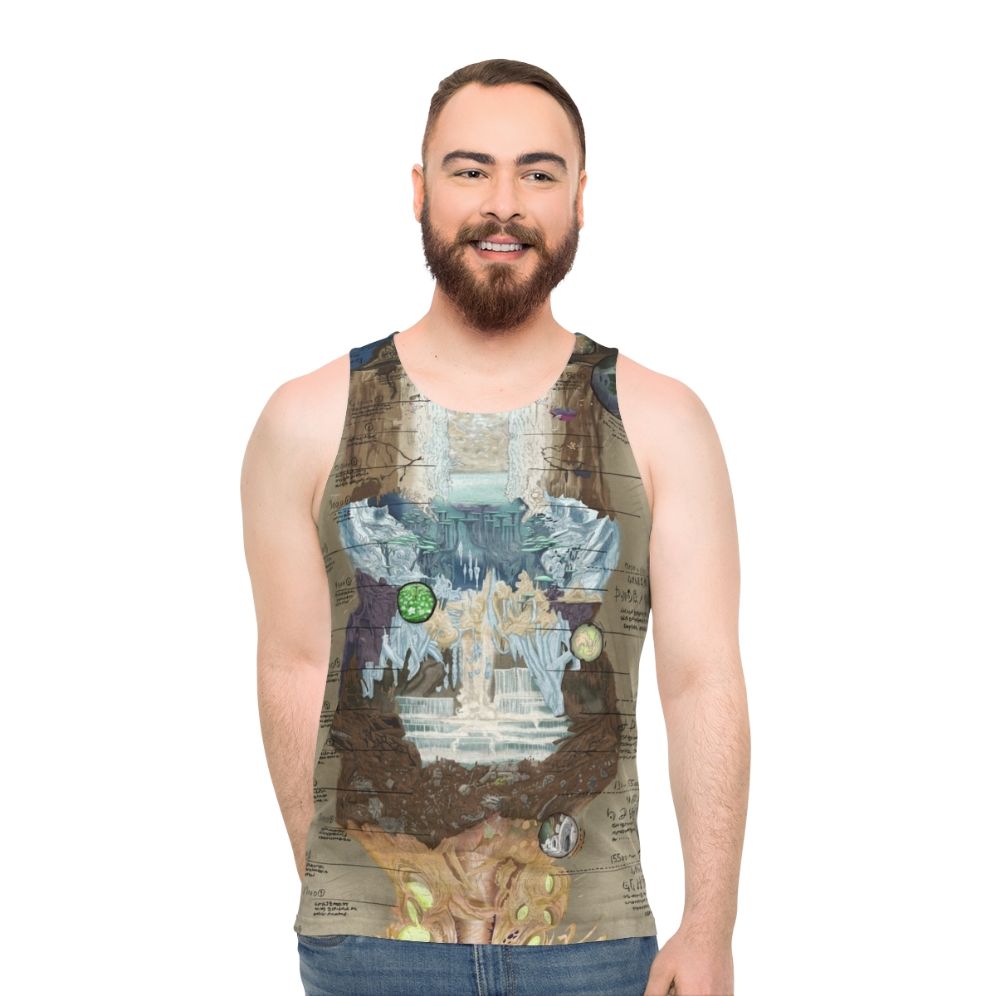 Made in Abyss Abyss Chart Unisex Anime Tank Top - men